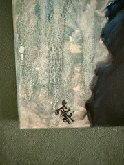 Samurai Painting Japan Man Original Art Warrior Artwork Japan Wall Art Large Art