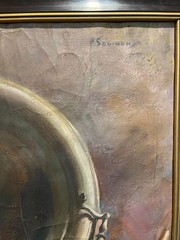 PERE SEGIMON I CISA. STILL LIFE WITH FRUITS. OIL ON CANVAS. SPAIN. 20TH