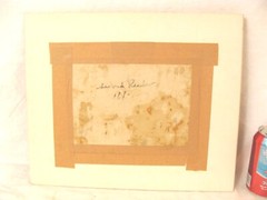 Antique Herbert M Stoops Native American Children W/C Painting #2