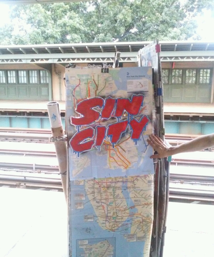 GRAFFITI MAP SIN CITY