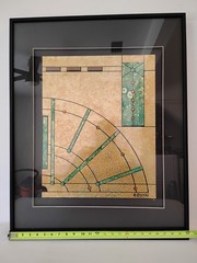 Rare Mid Century Modern Lee Reynolds Abstract Vanguard Studios Signed & Framed.