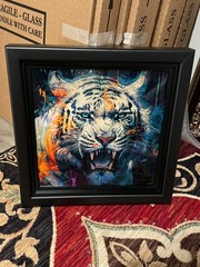 THE ART OF OZ – The Power of the White Tiger – CANVAS – OOAK