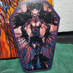1 original 2 prints horror pinup girl art zombie girl meat dress hooks tattoo