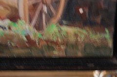 VINTAGE 1980’S SIGNED FRAMED IMPRESSIONIST OIL OLD EUROPEAN MARKET STREET SCENE