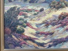 Frances Upson Young (1870 – 1950) Oil Painting The Edge of the Desert