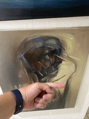 Pintura Hombre Fijo By LatinAmerican Artist ManuelAzzcuy 16×20”