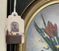 Modern Vase of Flowers Marmont Hill Framed Wall Art Painting Brand New In Box