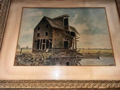Impressionist Frederick A. Blatz Plein Air Maryland’s Eastern Shore Framed
