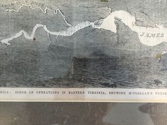 1862 Map,Illustrated London News, Civil War In America,Virginia,Richmond