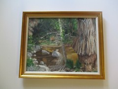 VINTAGE OIL PAINTING CALIFORNIA PLEIN AIR LANDSCAPE PALM DESERT RETREAT NATURE