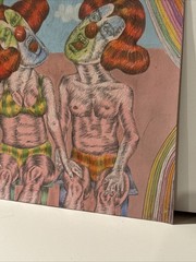 Jose Lozano Painting Mexican Modernism Man Woman Portrait Modernist Listed
