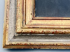 Old Master Style Original Fruits Still Life Oil Painting on Canvas Pewter Pitche