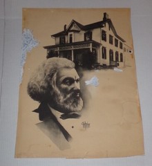 1930-40 Frederick Douglass and Home Original Watercolor Art by Chris Hinton ?