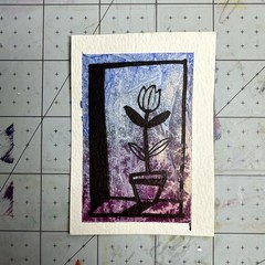 ACEO Original Art Card – Fractal Abstracts – 1K to OK #132