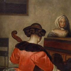 After Gerhard ter Borch (1617-1681) – 19th Century Oil, The Concert
