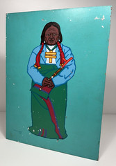 JESSE T HUMMINGBIRD CHEROKEE NATIVE AMERICAN OKLAHOMA SOUTHWEST POP ART PAINTING