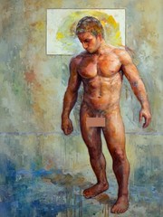 Erotic Boy art Man Nude Guy nu Homme desnudo Passion of Male Collection 496