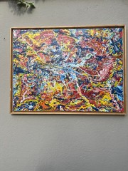 Abstract Art Acrylic Modern Painting Original Painting Dripping 60x80cm Picture