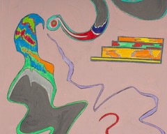 Harry Hilson Signed Abstract Mixed Media Painting