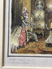 Charles Williams Stewart ILLUSTRATION GHost Story DRAWING PAINTING Famous Art