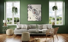 Original Hand Painted Abstract Painting 110x90cm Handmade Unique Wall Art