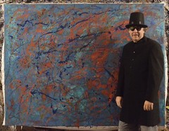 Jackson Pollock style￼ Profession￼al Painting 81” X 62”(6ft 9in)Abstract Modern