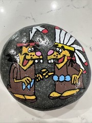 hand painted rocks … Go-Go Gophers
