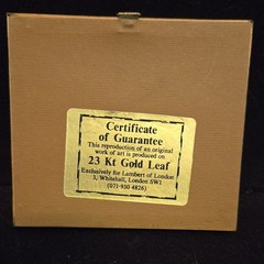 Barnett of London 23kt Gold Leaf Houses of Parliament Miniature Framed 4×3
