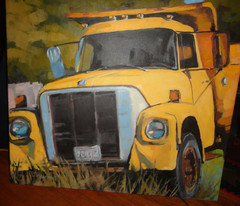 STEPHEN PARKER AUSTIN TEXAS ARTIST ROAD WARRIOR ORIGINAL PAINTING TRUCK ART 2010