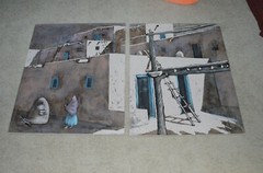 Large Vintage Lee Reynolds Oil Paintings Mid Century Modern Southwestern Art