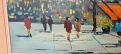Expressionism oil painting oil painting masterpiece landscape city people 147