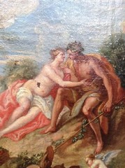 18th CENTURY GREAT ITALIAN OLD MASTER OIL – ARIADNE & BACCHUS ISLAND OF NAXOS