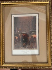Evening Trolley by G. Harvey Limited Edition Print with Frame 1178/2000