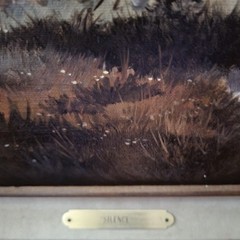 Lamar Rowbury „Silence“ and „Summer Camp“ Framed Oil Paintings – 44×22 & 26×22
