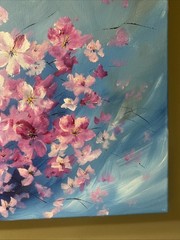 Blossom Tree Cherry Flowers Branch Spring Landscape 16/20