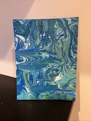 White Green And Blue Poor Art