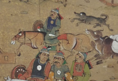 Mongolia Mongolian Painting on Canvas possibly Marzan Sharav ca. 20th century