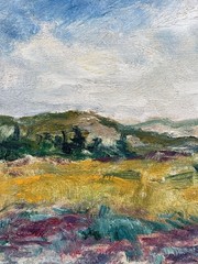 Niels Nielsen 1917-1989 Dunes Landscape Skagen Mid Century Modern Danish Art