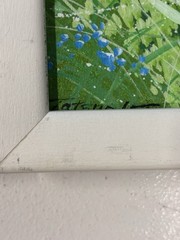 2 Tatsuo Ito Original Paintings Of Flowers – Gold and Silver Detail