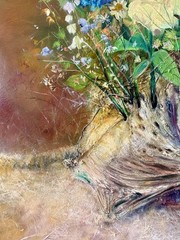 OIL ON CANVAS ORIGINAL CUBAN ARTIST ALAIN DONATE 60″X 48″Cuban Art Surrealismo .