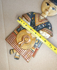 Very RARE R.R. Pineda Signed Mexican Folk Art on Wood. Exceptional!