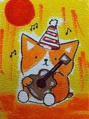 Aceo Mixed Media Art Card