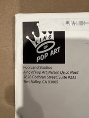 King of Pop Art Nelson De La Nuez ORIGINAL Richie Rich -Filthy Rich Painting 1/1