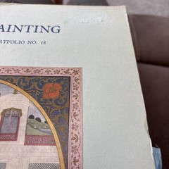 Vintage Indian Art Painting Portfolio Booklet Chamba Painting 1979