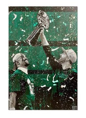 „59“ original Hurts and Siriani Philadelphia Eagles painting, 24×36 inches