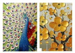 High Quality Oil Painting Flowers On Canvas Home wall Decor Handmade Modern art