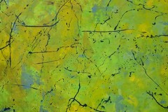 Jackson Pollock Style Giant Canvas Painting 84”X62” (7 Foot) Abstract Modern XL