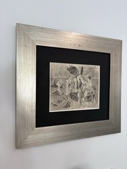 Pablo Picasso Lithograph Hand Signed 1900-1970s Matted & Framed