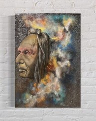 “Three Eagles” Hand painted acrylic painting on Stretched canvas