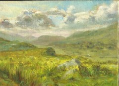 County Cork Ireland 9×12 in. Oil on stretched canvas by Hall Groat II